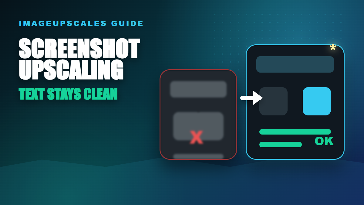 Can You Upscale a Screenshot? What Works, What Fails, and What to Try